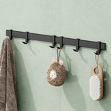 glasvilla Appendiabiti da Parete con Ganci Scorrevoli, Attaccapanni da Muro in Alluminio Appendiabiti per Cameretta, Ingresso, Cucina, Stalo-12