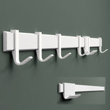 glasvilla Appendiabiti da Parete con Ganci Scorrevoli, Attaccapanni da Muro in Alluminio Appendiabiti per Cameretta, Ingresso, Cucina, Stalo-12