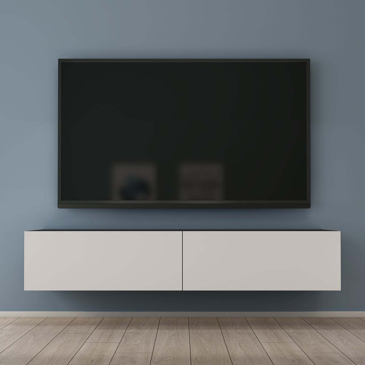 glasvilla Fernsehtisch Fernsehschrank TV Schrank Verdeckter Griff mit Soft-Close Lowboard Hängeschrank für Wohnzimmer Fernsehschrank02