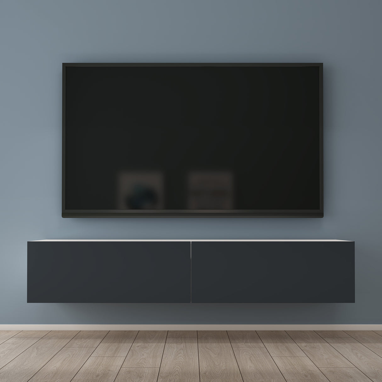 glasvilla Fernsehtisch Fernsehschrank TV Schrank Verdeckter Griff mit Soft-Close Lowboard Hängeschrank für Wohnzimmer Fernsehschrank02
