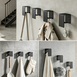 glasvilla Gancio Adesivo Bagno in Acciaio al Carbonio Appendi Porta Asciugamani Impermeabili per Bagno Cucina e Soggiorno, Tavrin-01