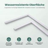 glasvilla Handtuchhalter stehend mit 2 Stangen, Handtuchständer ohne Bohren aus Edelstahl, freistehender Badetuchhalter  Tavrin-02