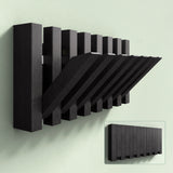 Glasvilla Design – Perchero de pared de madera con 7 ganchos magnéticos abatibles Twigro-01