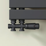 glasvilla Robinet de Radiateur avec Régulateur et Réglage de la Température de 6° à 28° Robinet Thermostatique