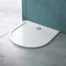 Receveur de douche Glasvilla en acrylique, forme : demi-cercle, Faro4