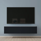 glasvilla Mobile TV per Televisore Armadietto per TV Basso Soft-close per Soggiorno, Sala da Pranzo, Camera da Letto Fernsehschrank02