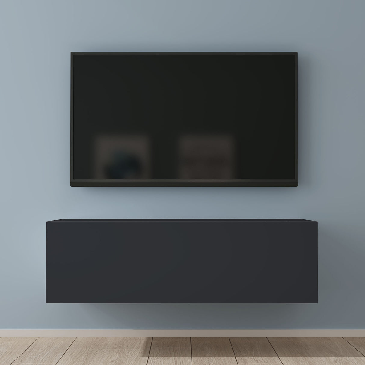glasvilla Mobile TV per Televisore Armadietto per TV Basso Soft-close per Soggiorno, Sala da Pranzo, Camera da Letto Fernsehschrank02