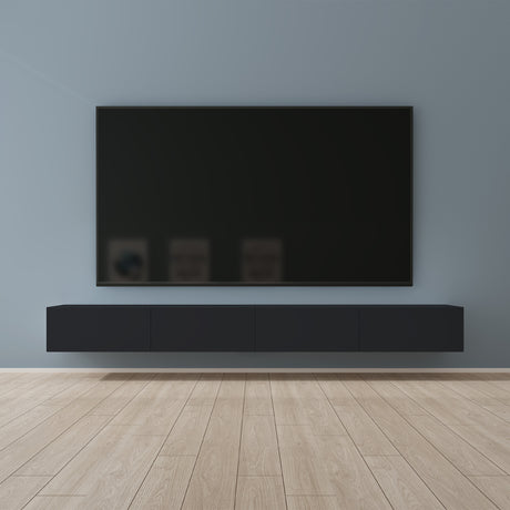 glasvilla Fernsehtisch Fernsehschrank TV Schrank Verdeckter Griff mit Soft-Close Lowboard Hängeschrank für Wohnzimmer Fernsehschrank02
