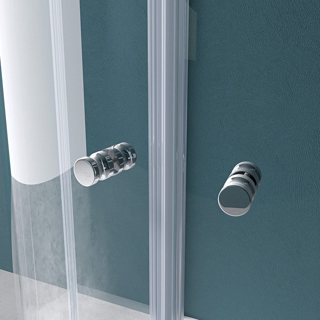 glasvilla Duschkabine U Form Dusche halbkreis 6mm ESG-Sicherheitsglas mit Easy-Clean Nano-Beschichtung Ravenna03