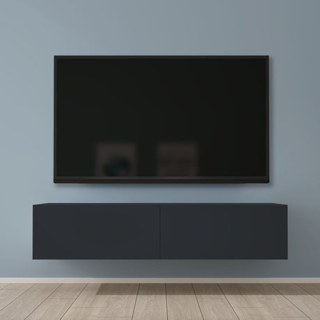 glasvilla Fernsehtisch Fernsehschrank TV Schrank Verdeckter Griff mit Soft-Close Lowboard Hängeschrank für Wohnzimmer Fernsehschrank02