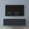 glasvilla Table TV Meuble TV Poignée Dissimulée avec Fermeture en Douceur Meuble Mural Bas pour Salon Fernsehschrank02