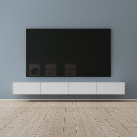 glasvilla Fernsehtisch Fernsehschrank TV Schrank Verdeckter Griff mit Soft-Close Lowboard Hängeschrank für Wohnzimmer Fernsehschrank02