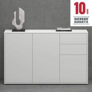 glasvilla Schuhschrank Kommode Aufbewahrungsschrank mit 2 Schränken und 2 Schubladen Sideboard Mehrzweckschrank Schrank05