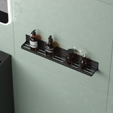 glasvolla Duschablage ohne Bohren, Duschregal magnetisch, selbstklebende Badezimmerablage zur Wandmontage 60cm Reglo-01