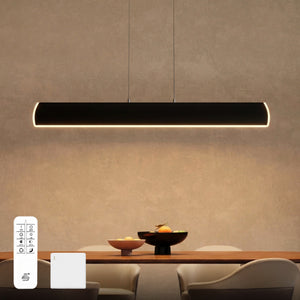 glasvilla Pendelleuchte 100cm LED Hängelampe Dimmbar mit Fernbedienung 3000K/4000K/6000K Verstellbares Kabel 20W Hängeleuchte Alivetta3730