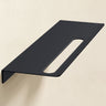 Étagère de douche en verre pour percer ou coller, étagère de salle de bain en aluminium, support mural pour salle de bain, organiseur de salle de bain Reglo-06