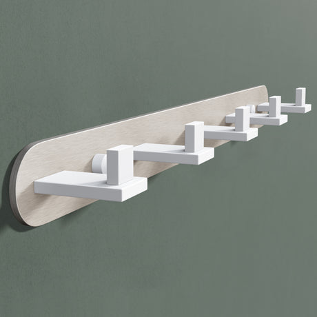Glasvilla Design – Ganchos de pared de acero inoxidable Stalo-08 / Stalo-09 con montaje adhesivo o atornillado