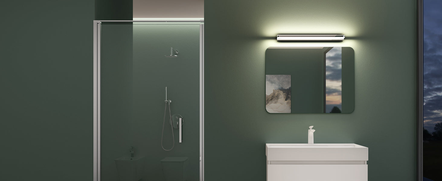 glasvilla Lampe de Salle de Bain LED pour Miroir | Lampe de Miroir 4000K pour Salle de Bain | Applique Murale LED SparkLuxe