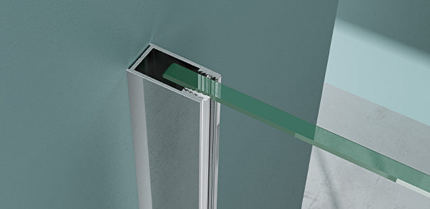 glasvilla Guarnizione Porta Cabina Doccia, Profilo Ricambio per Parete Doccia, Striscia Impermeabile per Vetro di Spessore da 6mm a10mm, Guarnizione per Parete Doccia