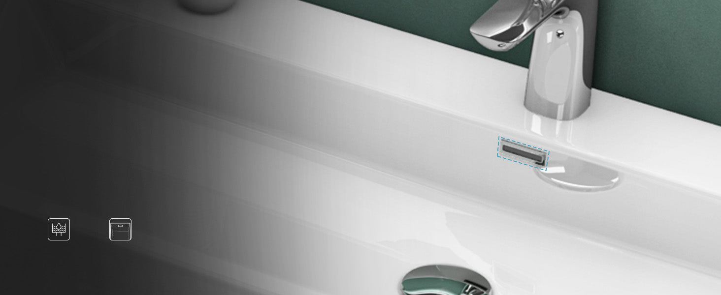 Lavabo Glasvilla Col06 Diseño minimalista en Mineralguss premium