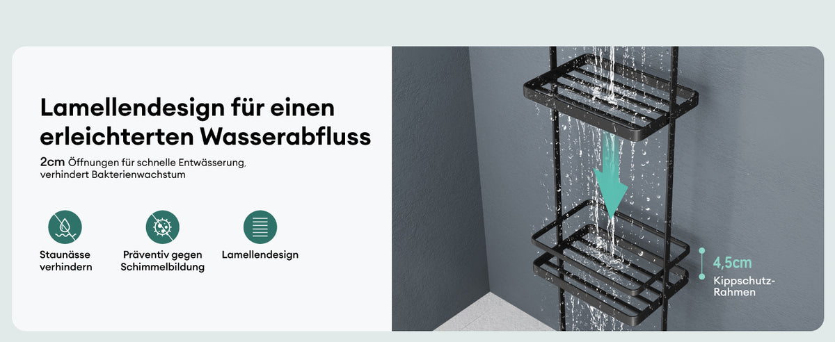 Wasserabfluss-Design